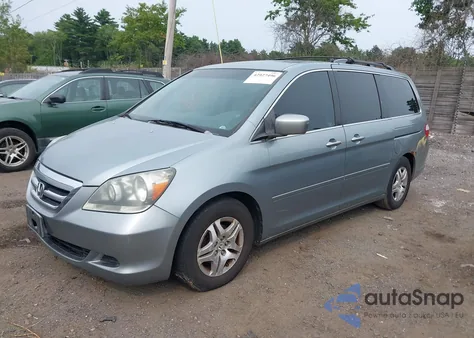 2005 Honda Odyssey Ex from USA, damaged, VIN 5FNRL38475B063421
